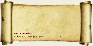 Alimpije Jankov vizit kartica